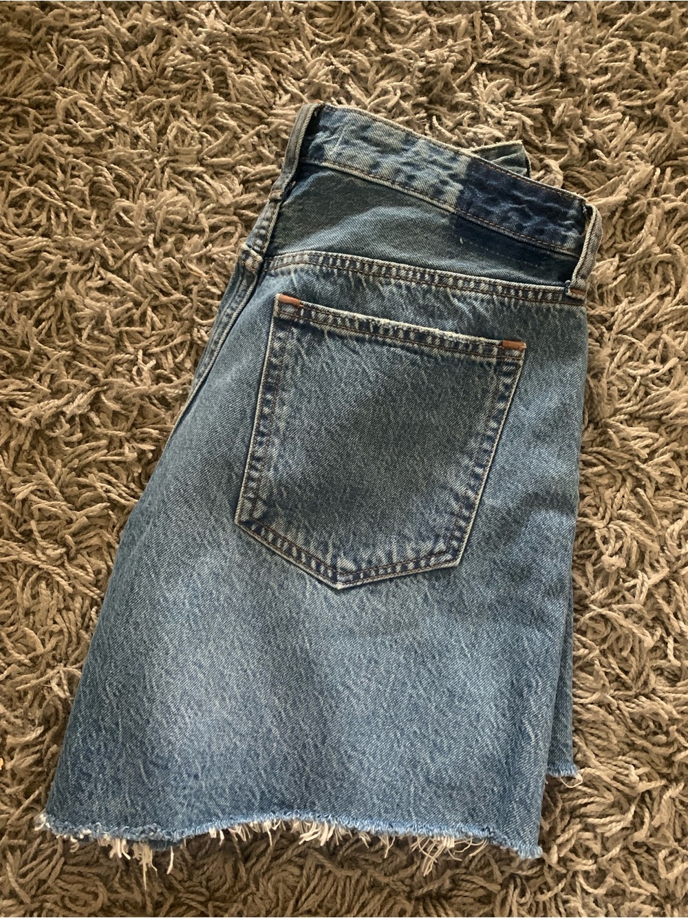 Abercrombie & Fitch High Rise Loose Jean Shorts - Picture 5 of 5